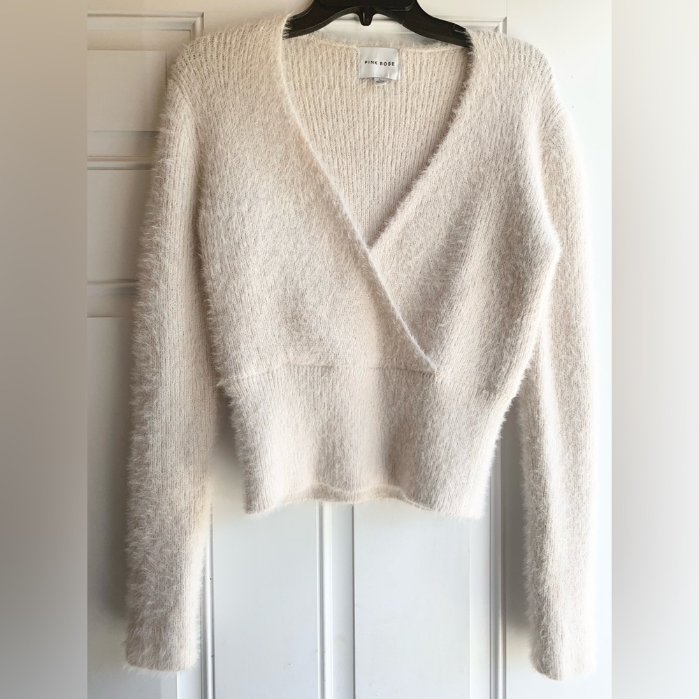 Pink Rose Ladies Sweater